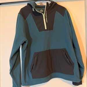 Under Armour Navy and Teal Zip Pullover
